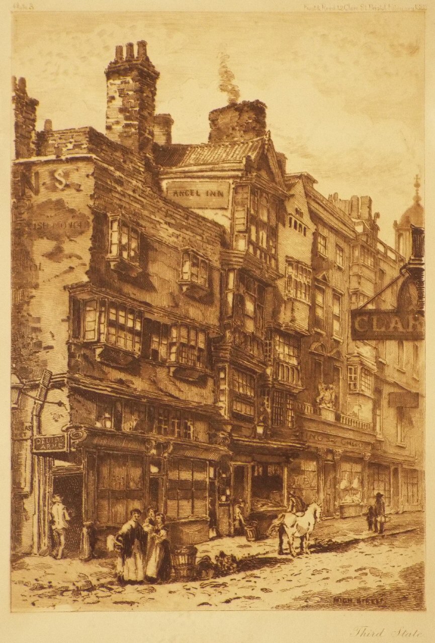 Etching - High Street. - Bird